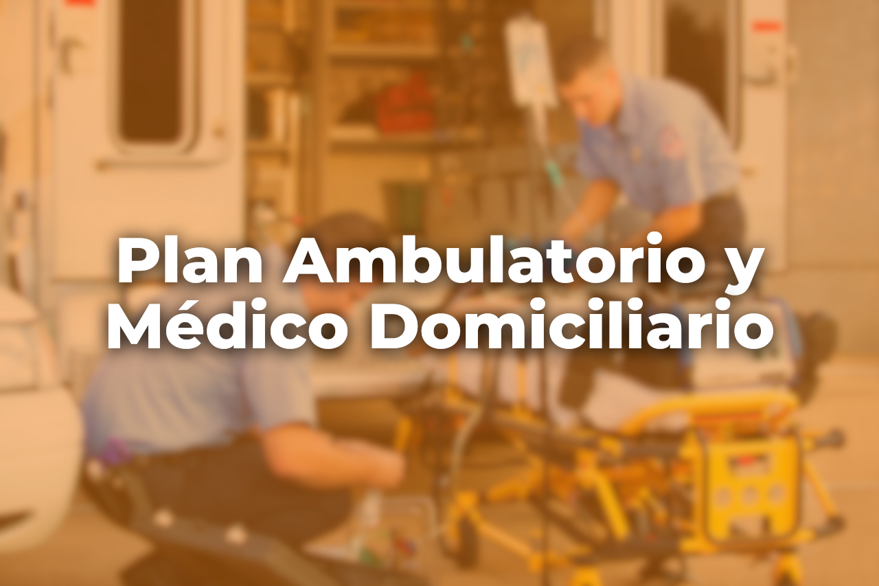 Plan Ambulatorio y Médico Domiciliario